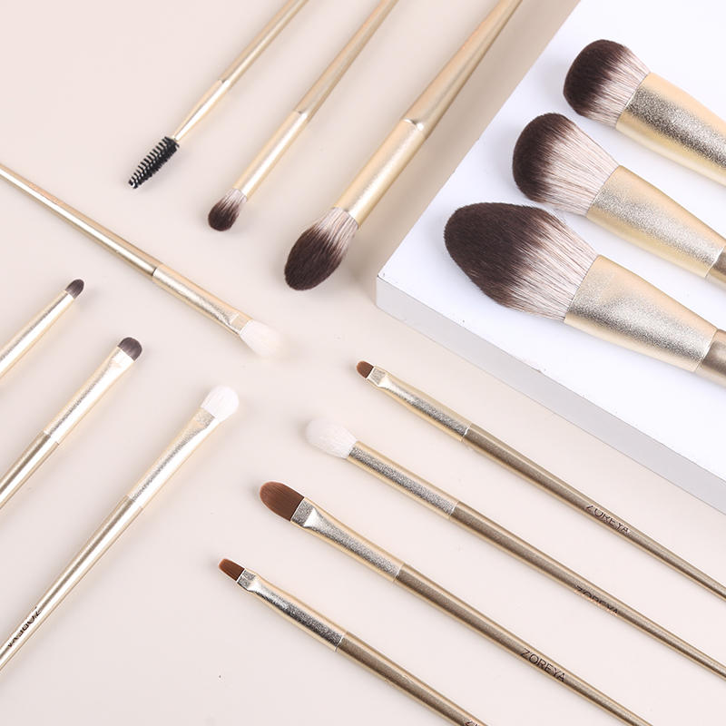 The 14PCS Gold Luxury Makeup Brushes Set