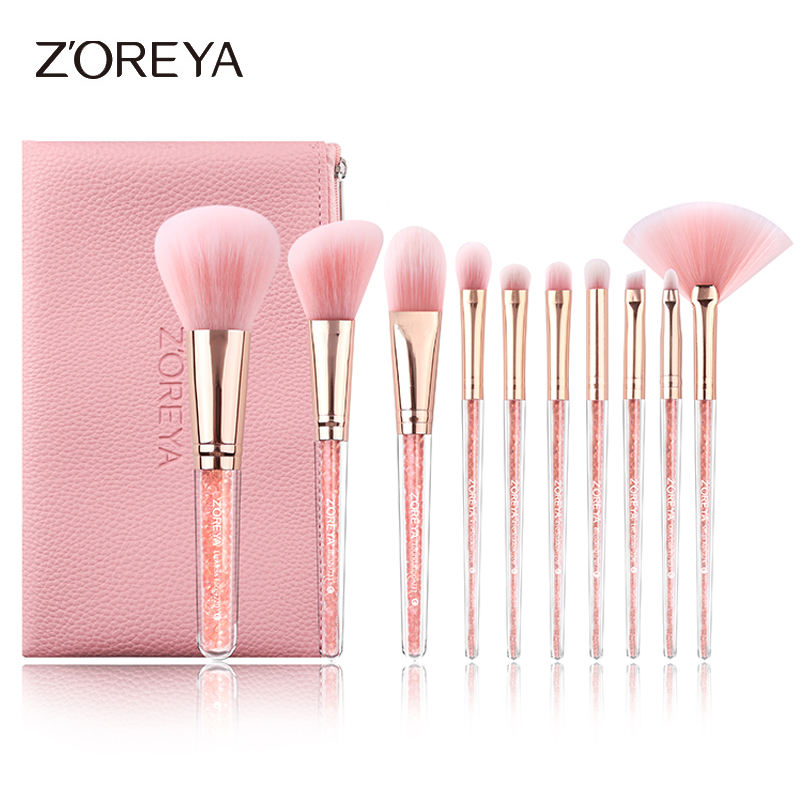 ZS10-2 10PCS Essential Glittering Brush Set