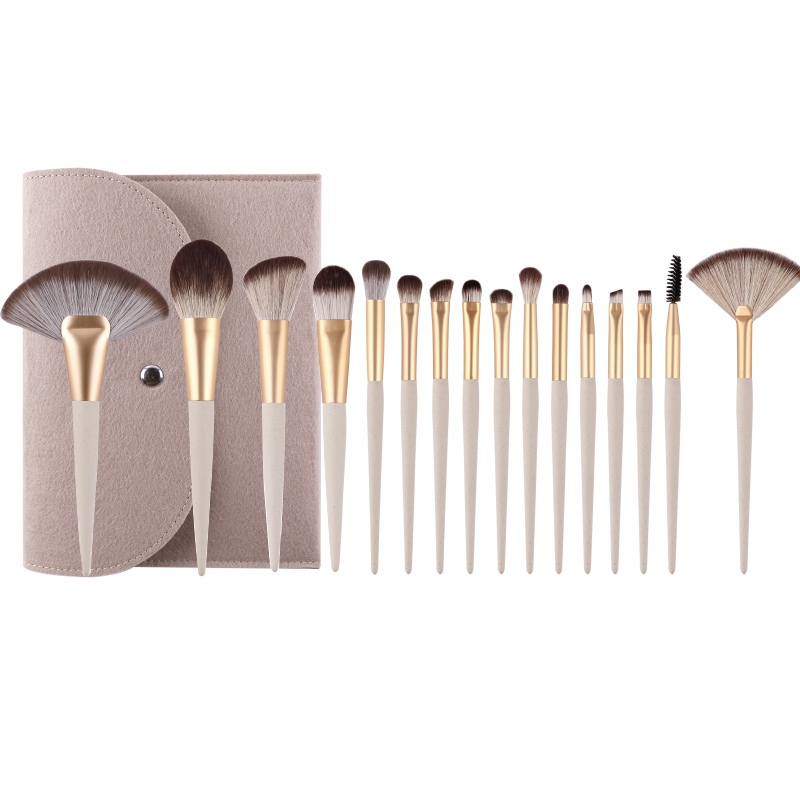 ZZ151-300 16PCS Corn Material Handle Brush Set