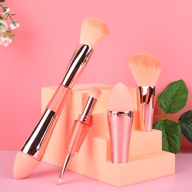 Double-end 4-in-1 Makeup Brush